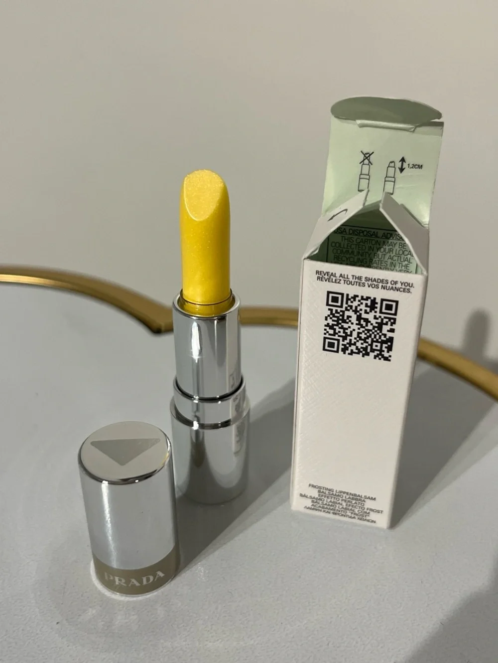 Prada Lip Balm U002 Banana Yellow
